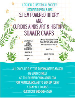 LITCH HISTORICAL SOCIETY SUMMER CAMPS
